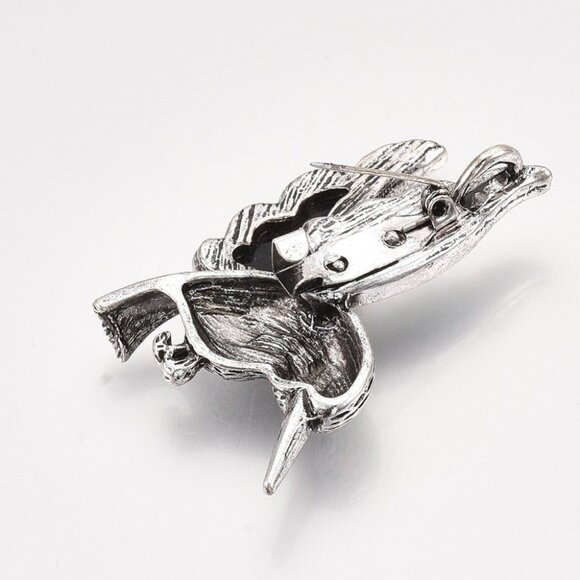 Beautiful natural Shell MOP Humming Bird Convertible Brooch pendant Chain 2/$25 - Picture 3 of 4